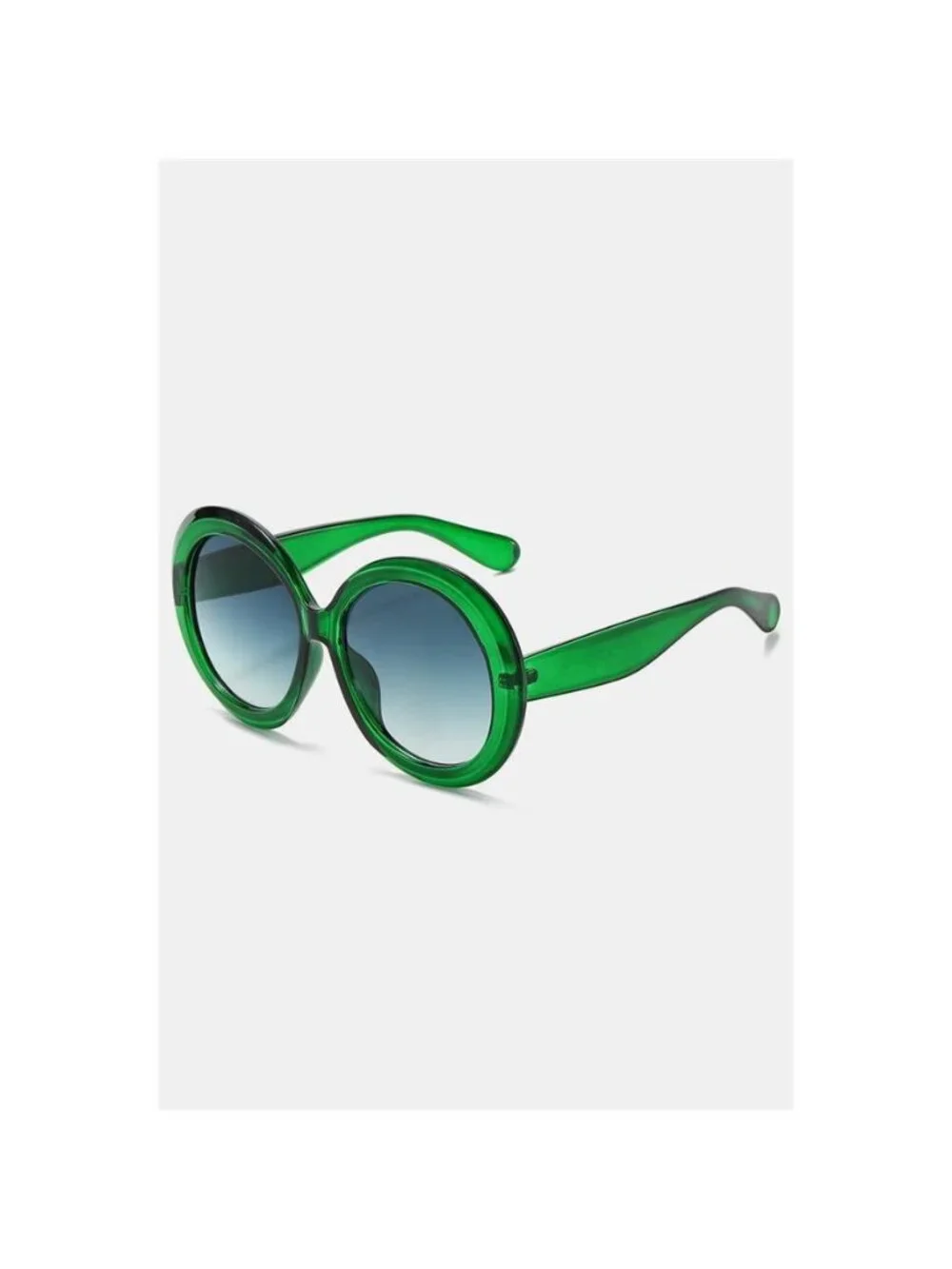 Oversized Round Frame Fashion Sunglasses